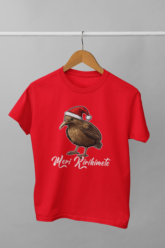 Meri Kiwi Kirihimete - Adult Tee