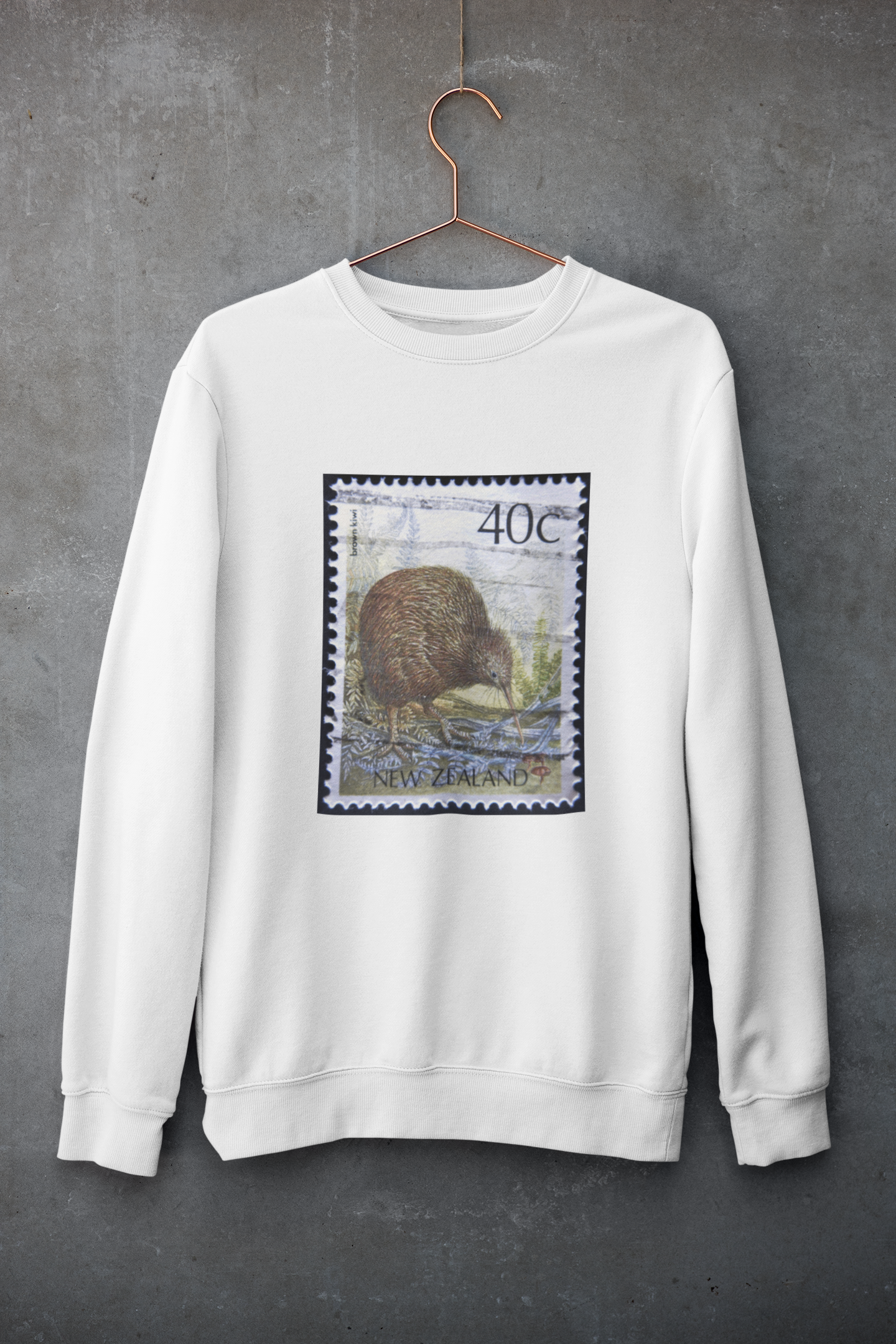 40c Kiwi Stamp - Crewneck