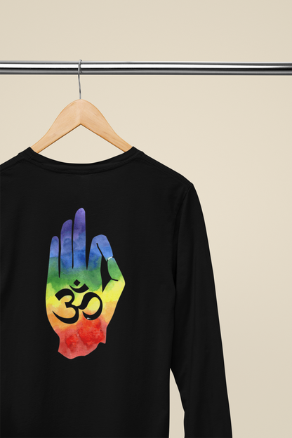 Aum Gyan Mudra  - Long Sleeve Tee