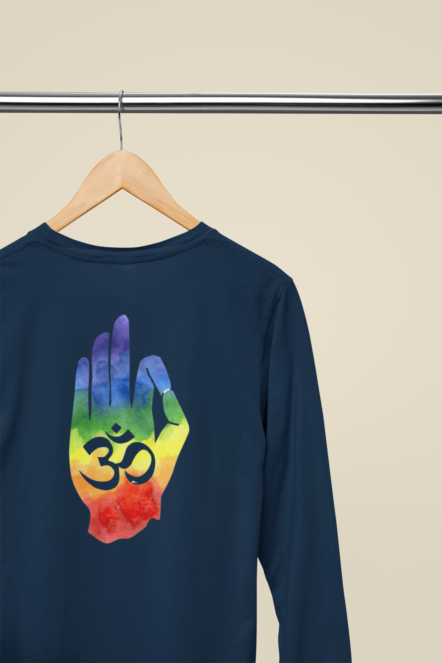 Aum Gyan Mudra  - Long Sleeve Tee