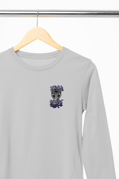 * LIMITED EDITION *  UP THE WAHS GRAFFITI BADGE  - Long Sleeve Tee