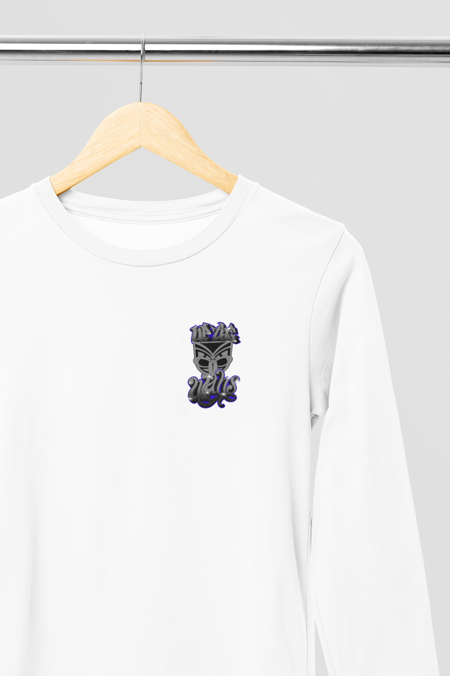 * LIMITED EDITION *  UP THE WAHS GRAFFITI BADGE  - Long Sleeve Tee