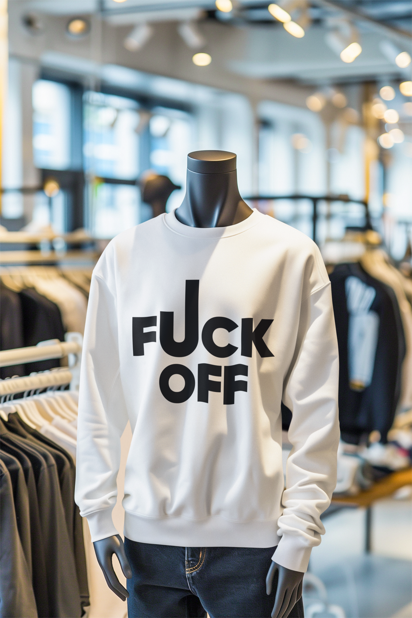 Fuck Off - Adult Crewneck