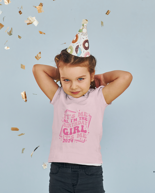 Its Me Hi, I'm The Birthday Girl - Kids Tee