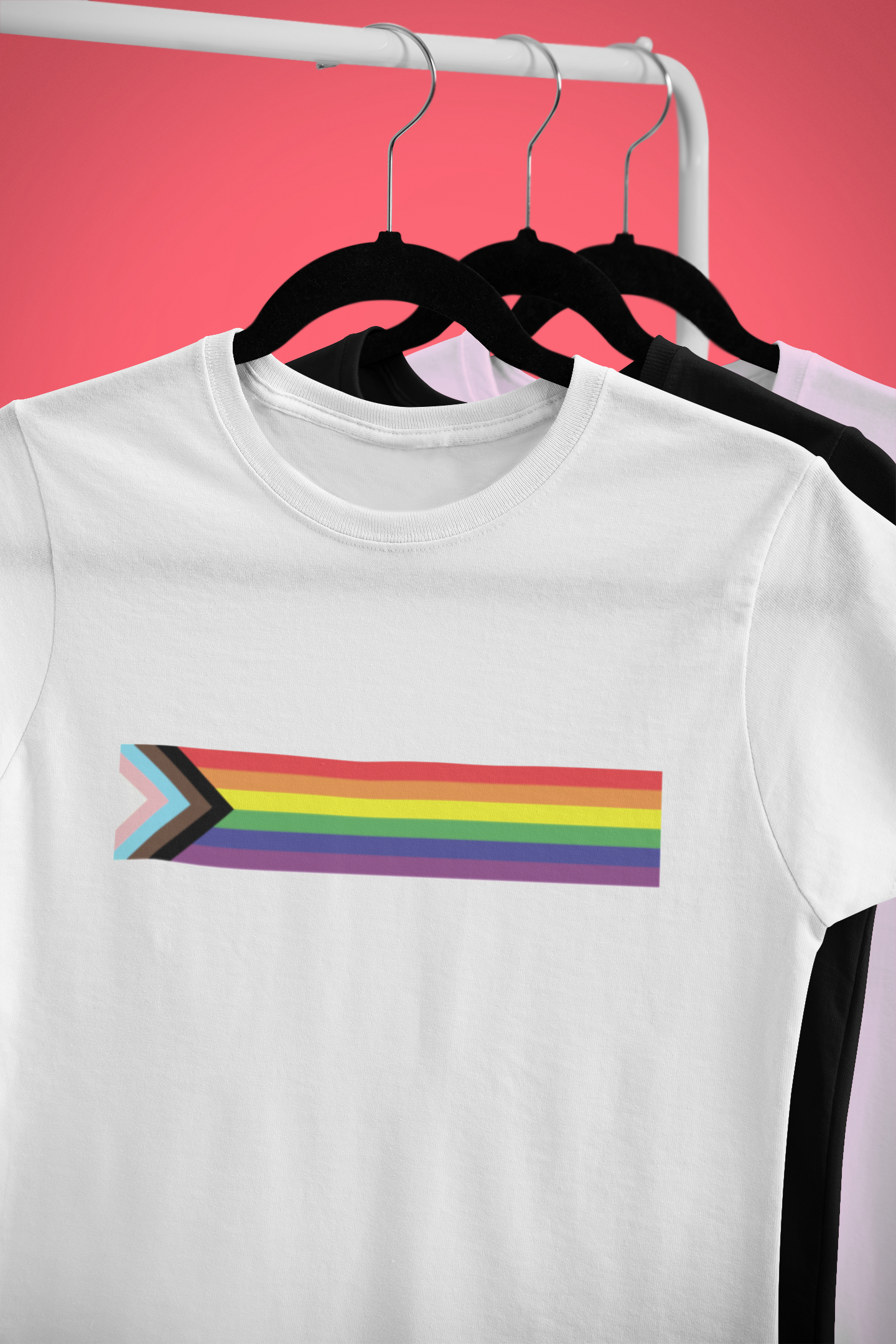 Pride Flag Stripe Tee