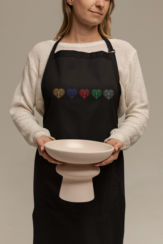 Apron - Unique Kiwi Collect - Koru Hearts