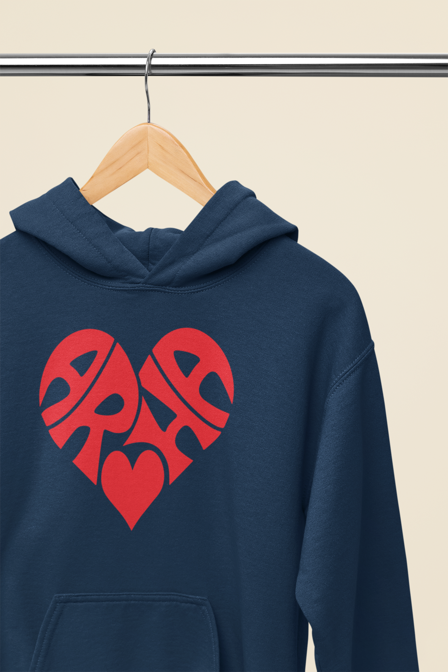 Aroha Heart (Red) - Hoodie