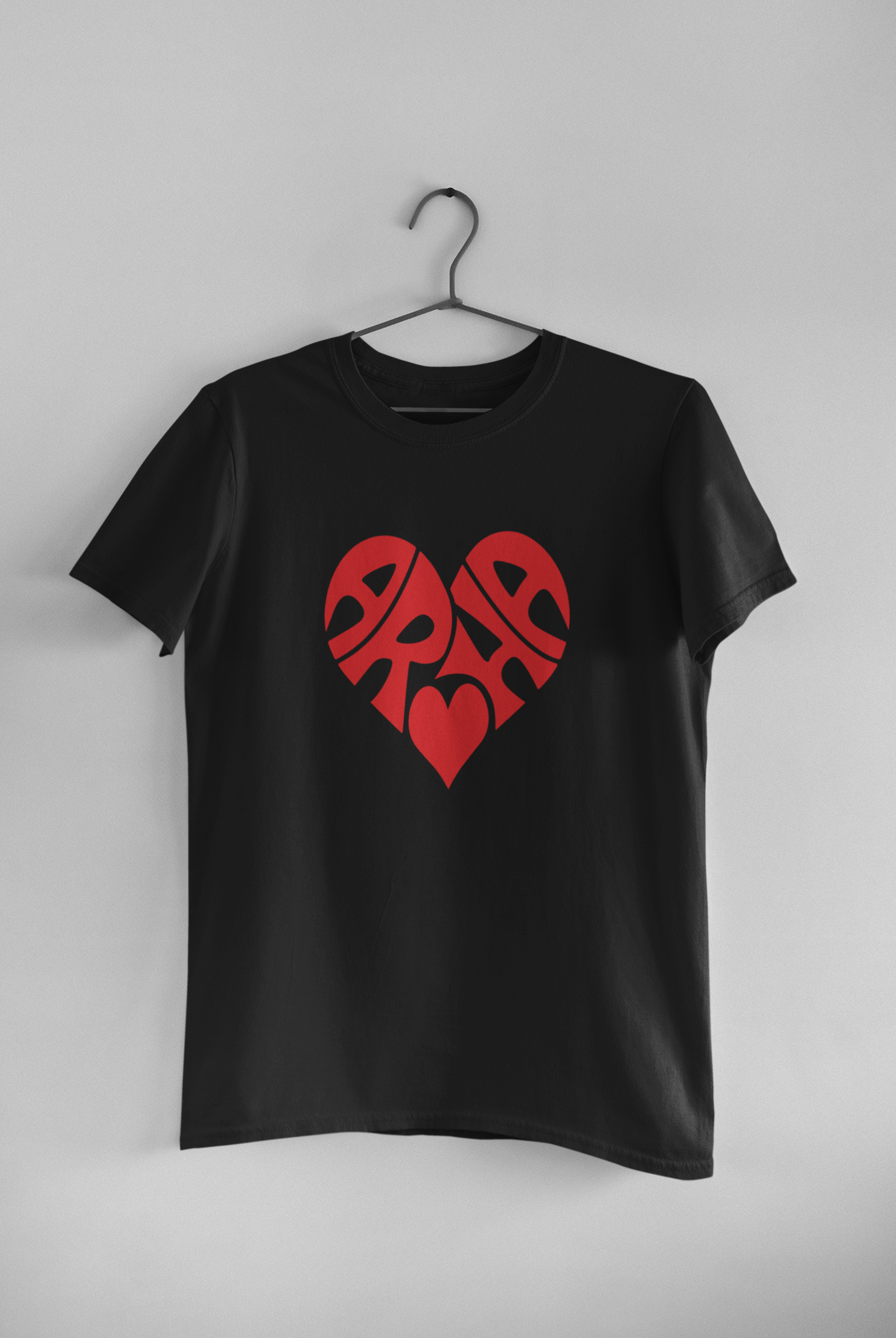 Aroha Heart (Red)   - Adult Tee