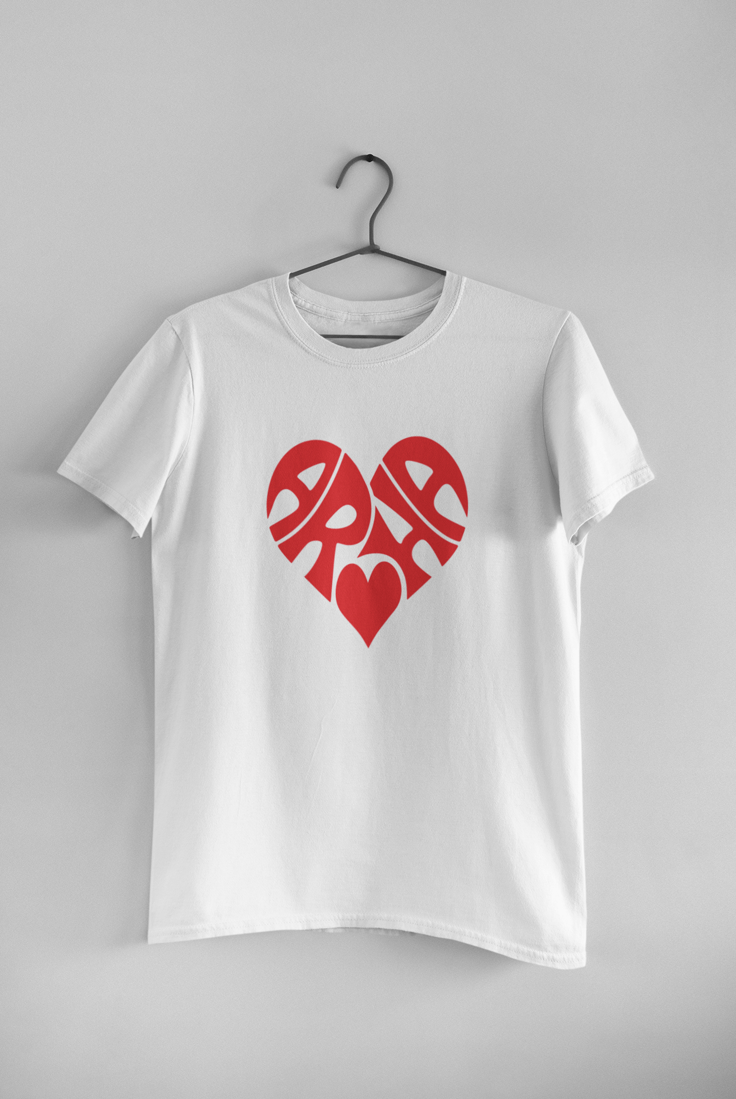 Aroha Heart (Red)   - Adult Tee