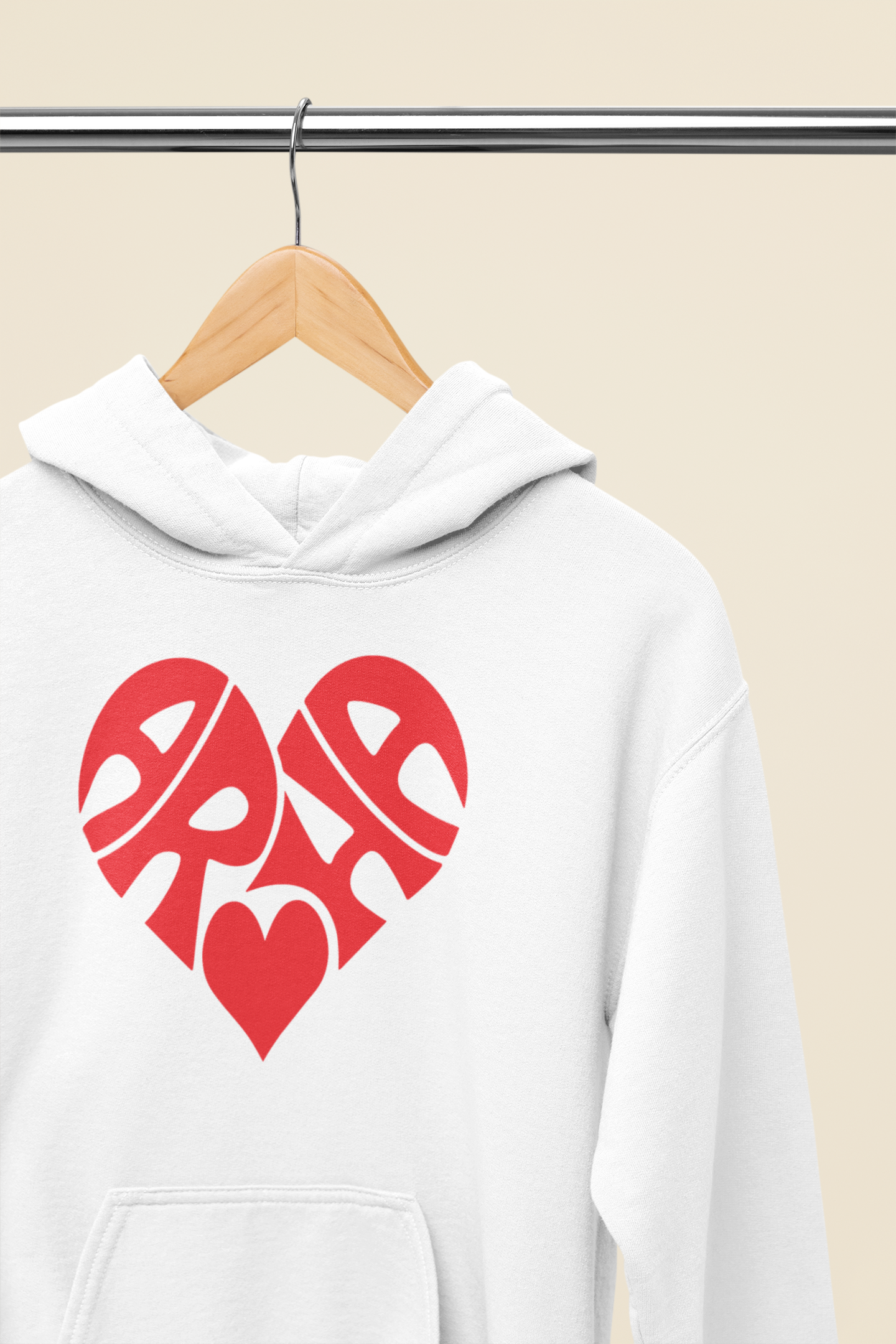 Aroha Heart (Red) - Hoodie