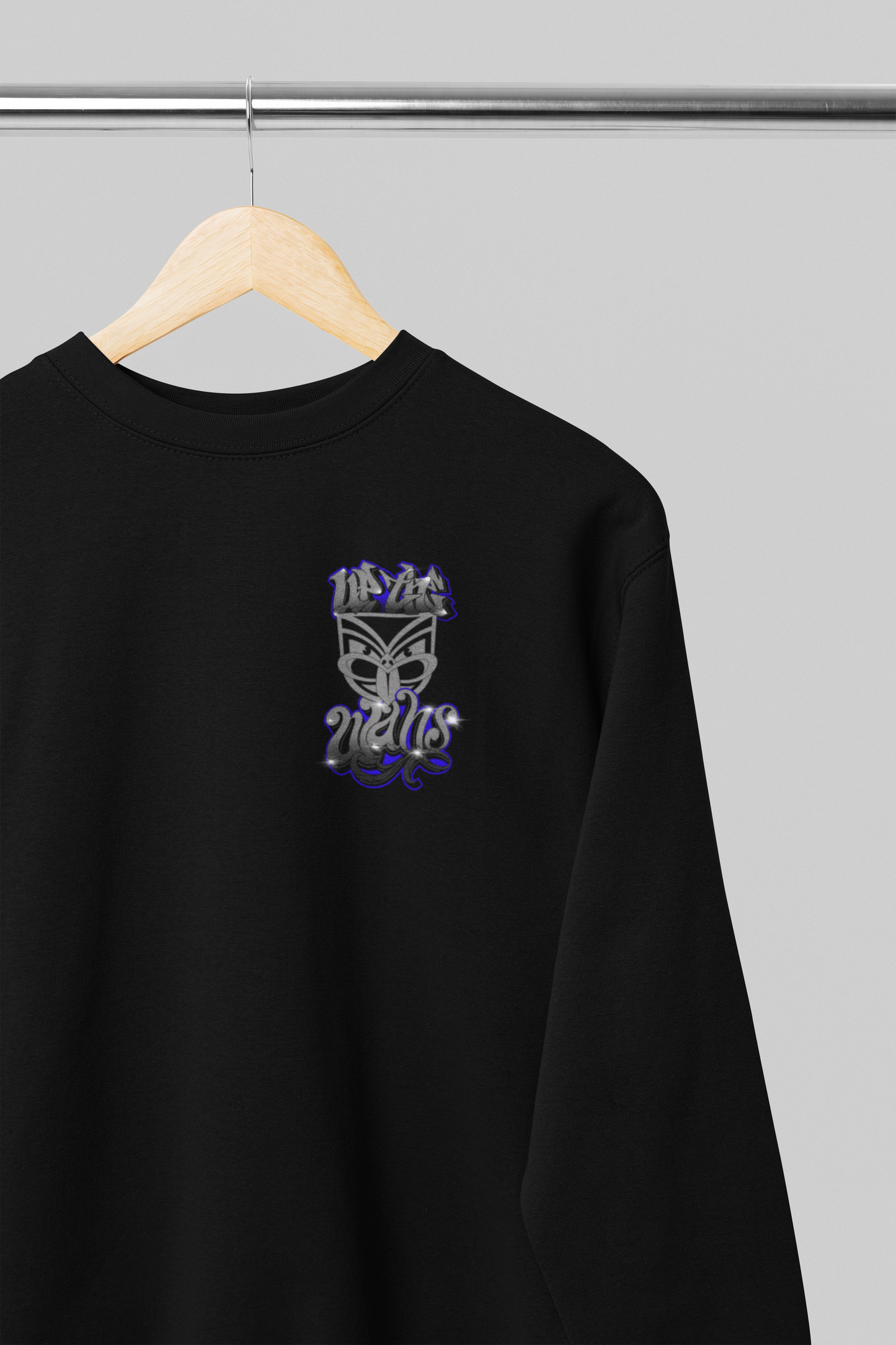 * LIMITED EDITION * Up The Wahs Graffiti Badge - Crewneck