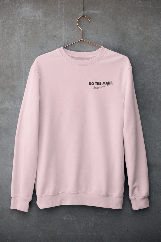 Do The Mahi (Black large tick) -Badge   CREWNECK - Pink