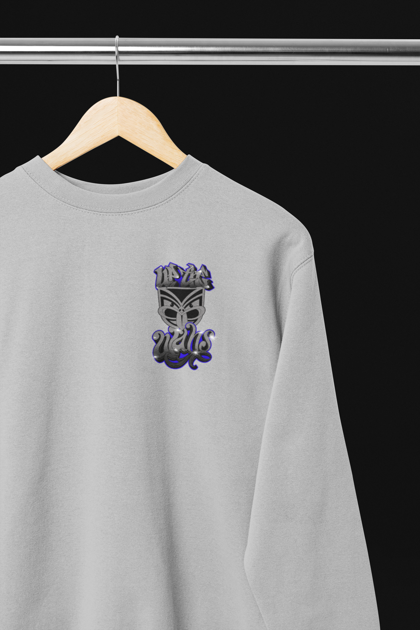 * LIMITED EDITION * Up The Wahs Graffiti Badge - Crewneck