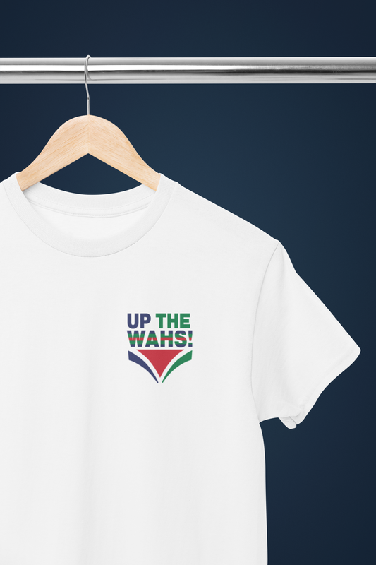 UP THE WAHS! Badge - Adult Tee