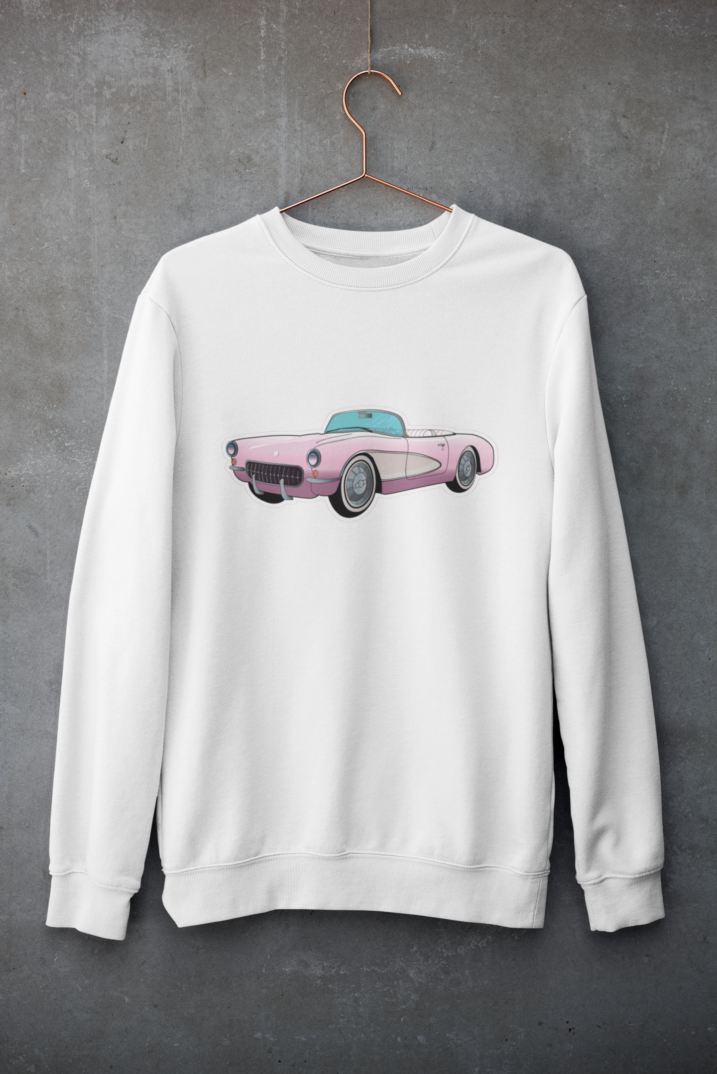 Pink Corvette  - Sweatshirt