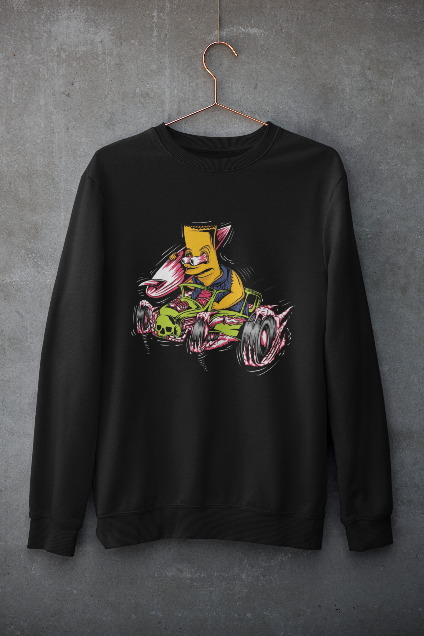 Bart On Wheels - Crewneck