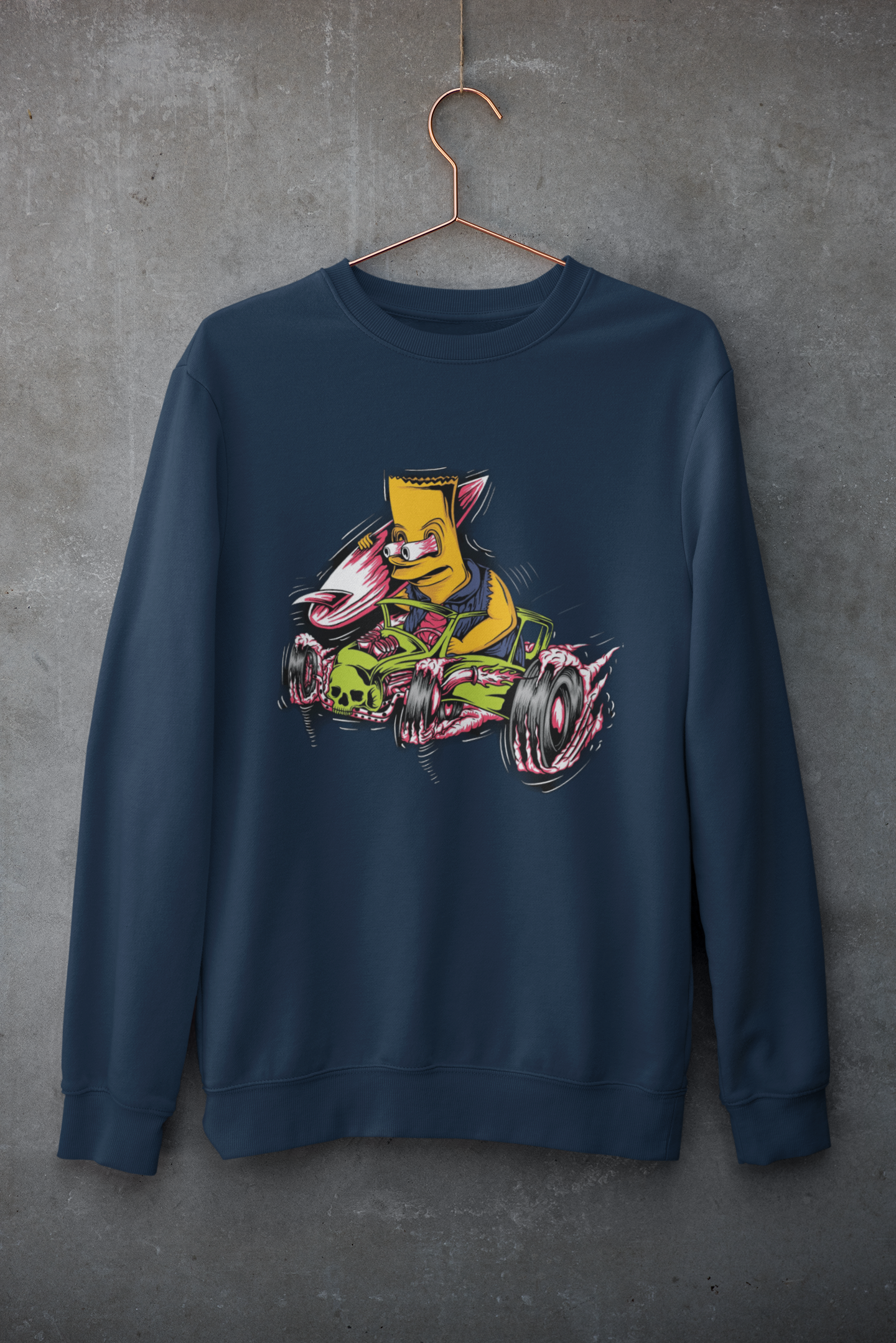 Bart On Wheels - Crewneck