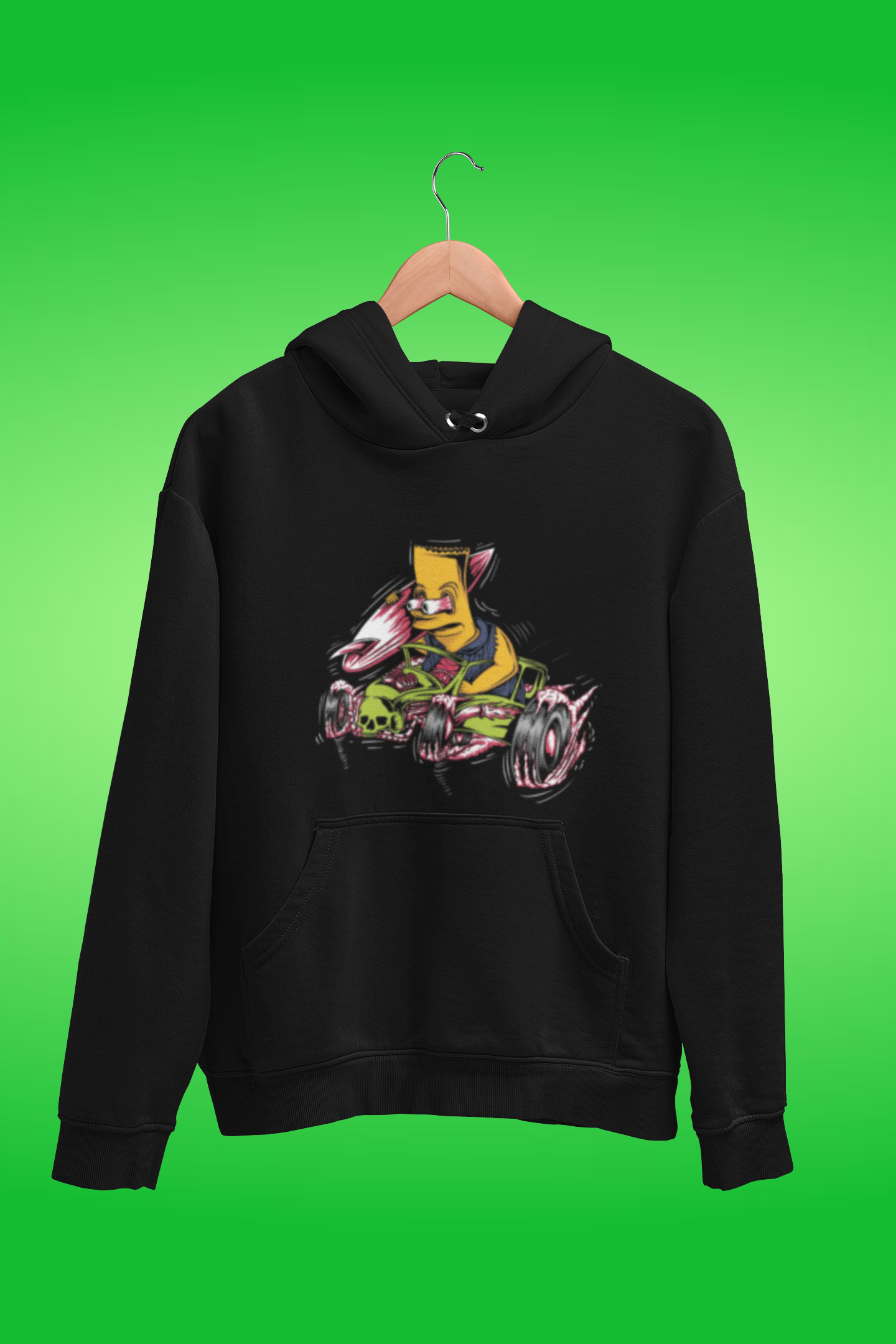 Bart On Wheels - Hoodie