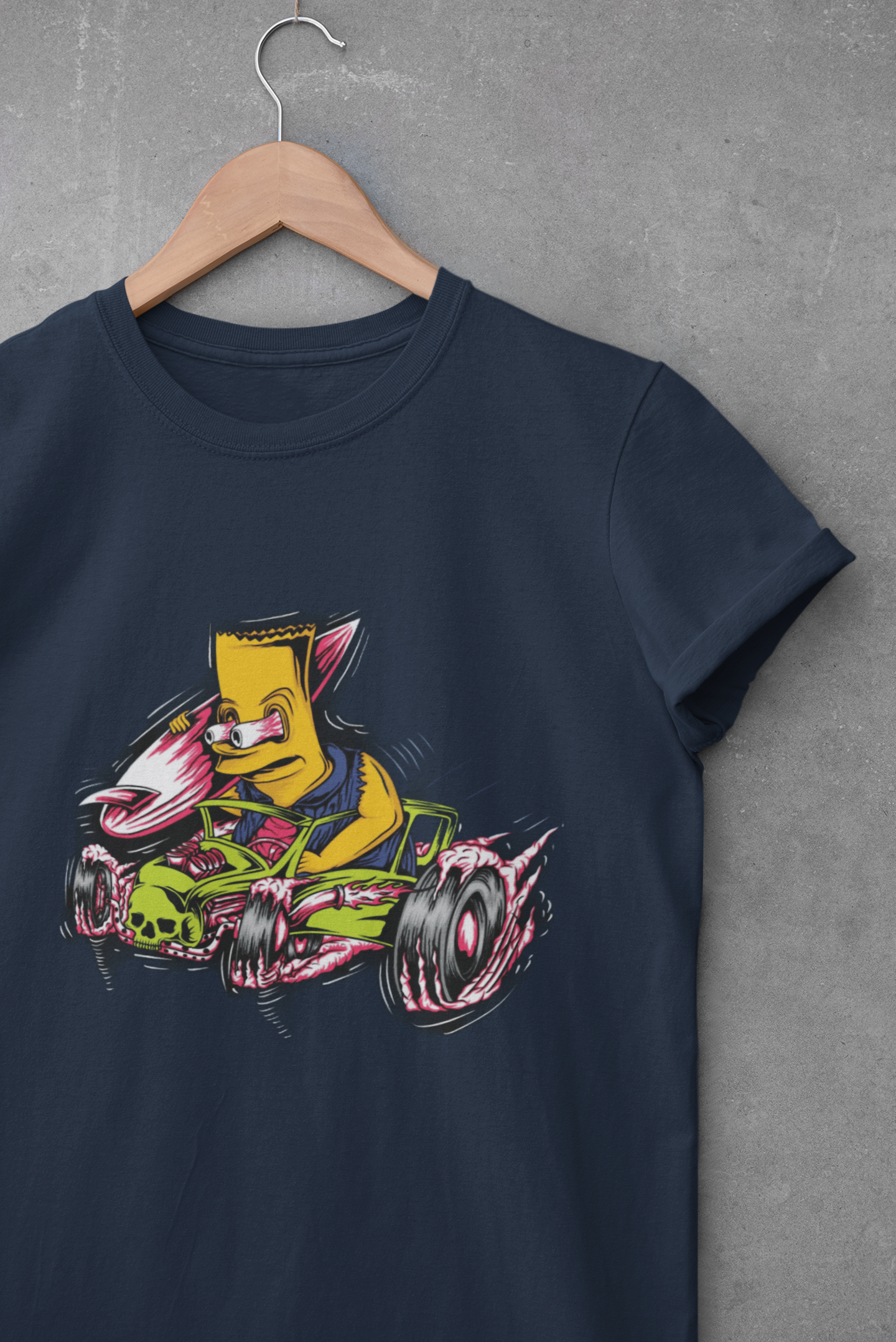 Bart On Wheels - Adult Tee