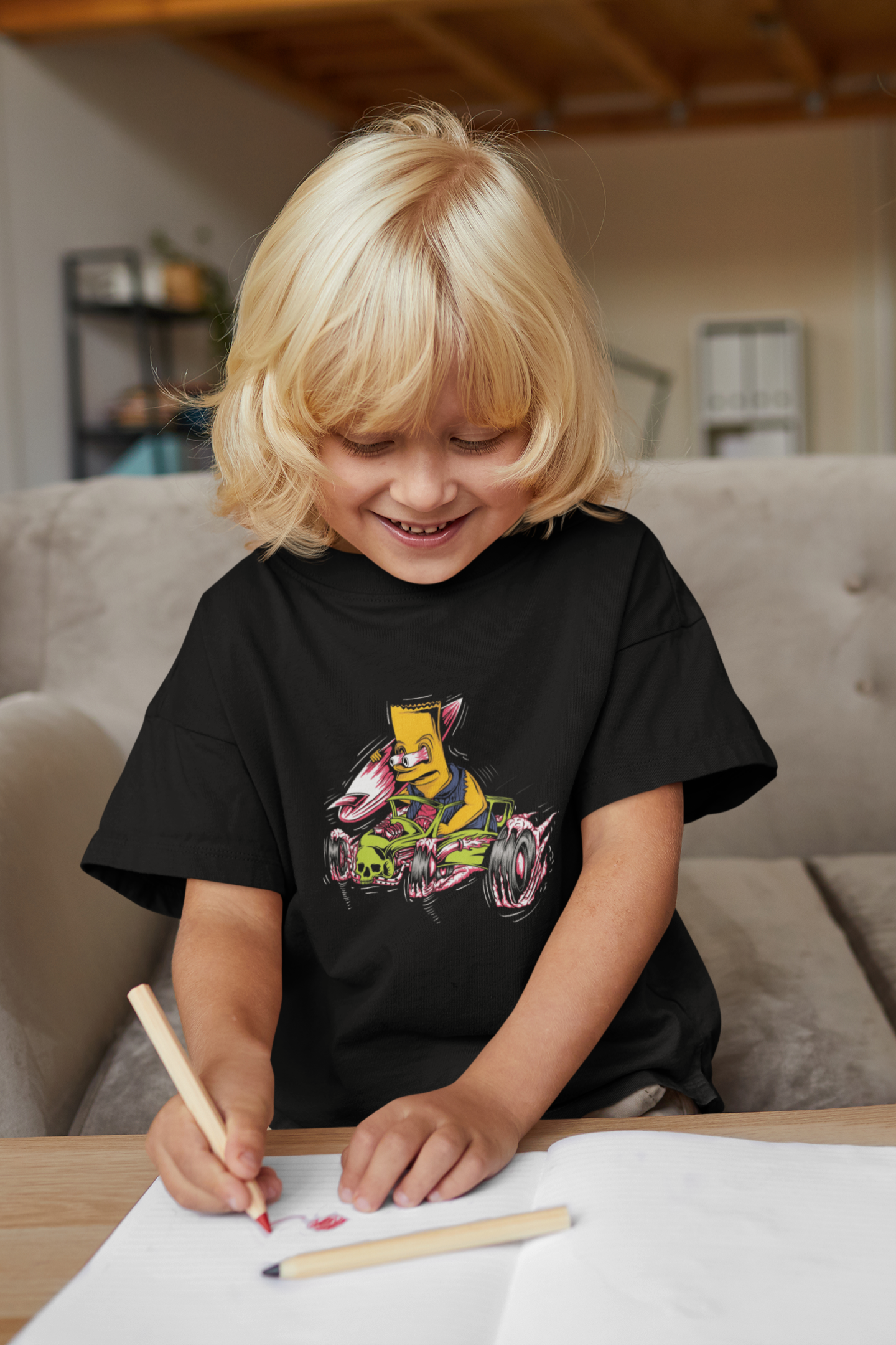 Bart on Wheels - Childrens Tee