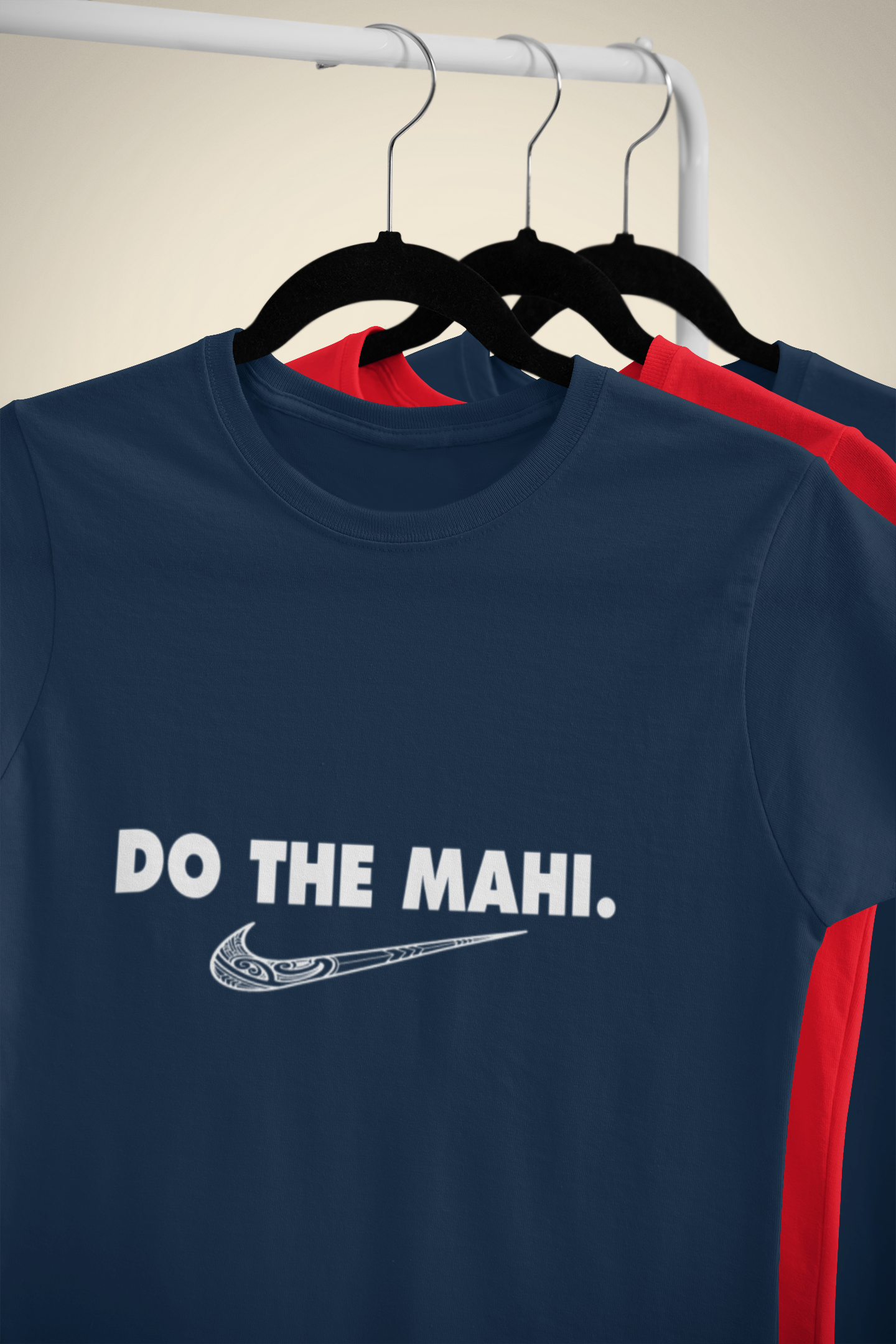 Mā (White) Do The Mahi (Large Tick)) - Adult Tee