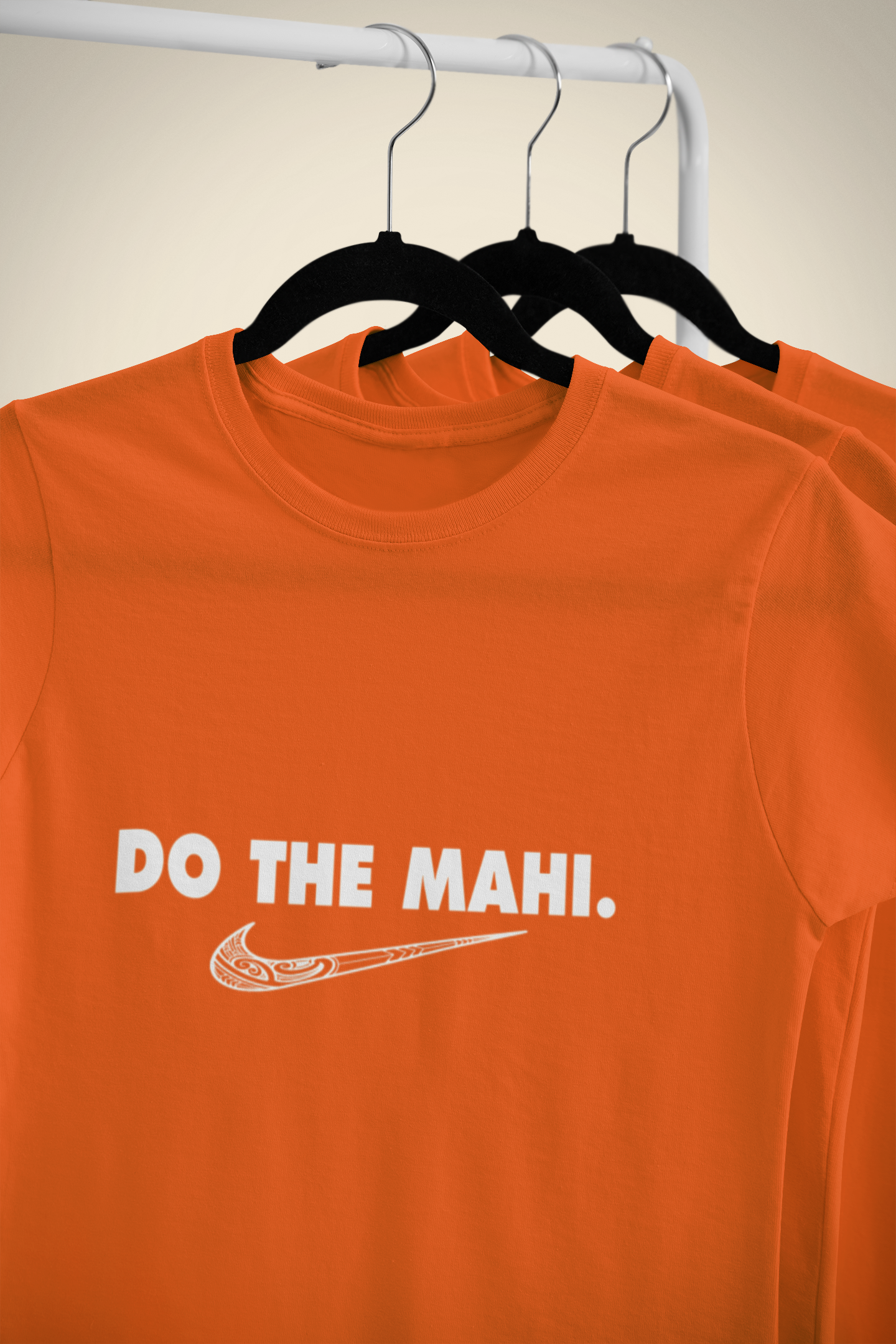 Mā (White) Do The Mahi (Large Tick)) - Adult Tee