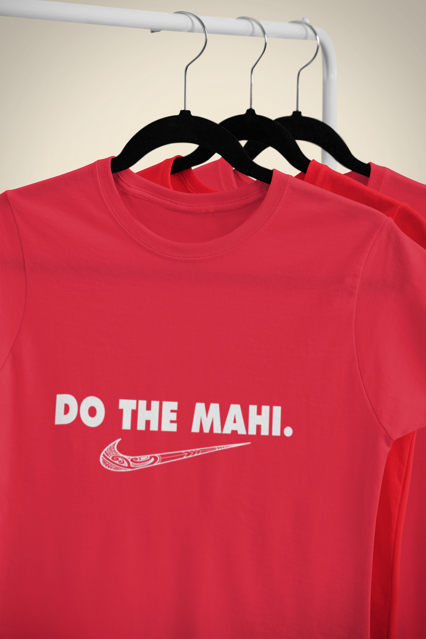 Mā (White) Do The Mahi (Large Tick)) - Adult Tee