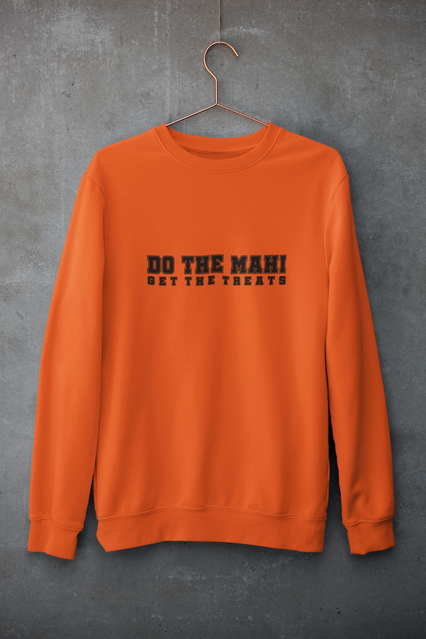 DTM, GET THE TREATS (Black Text) - Adult Crewneck