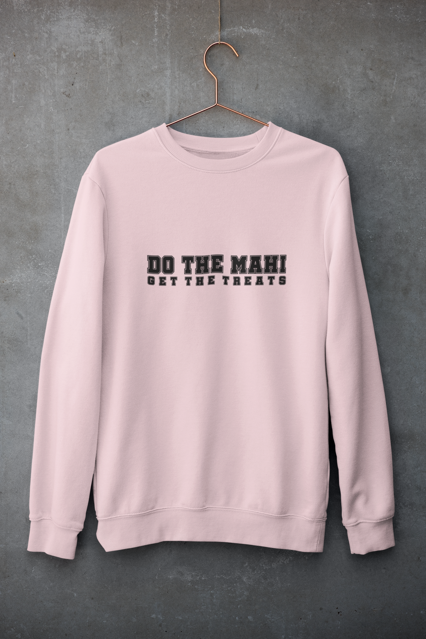 DTM, GET THE TREATS (Black Text) - Adult Crewneck