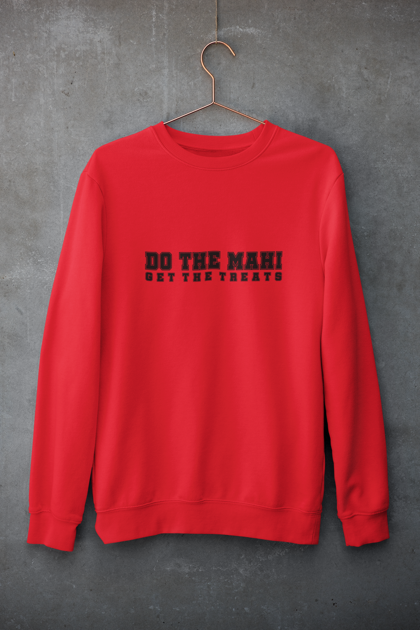 DTM, GET THE TREATS (Black Text) - Adult Crewneck