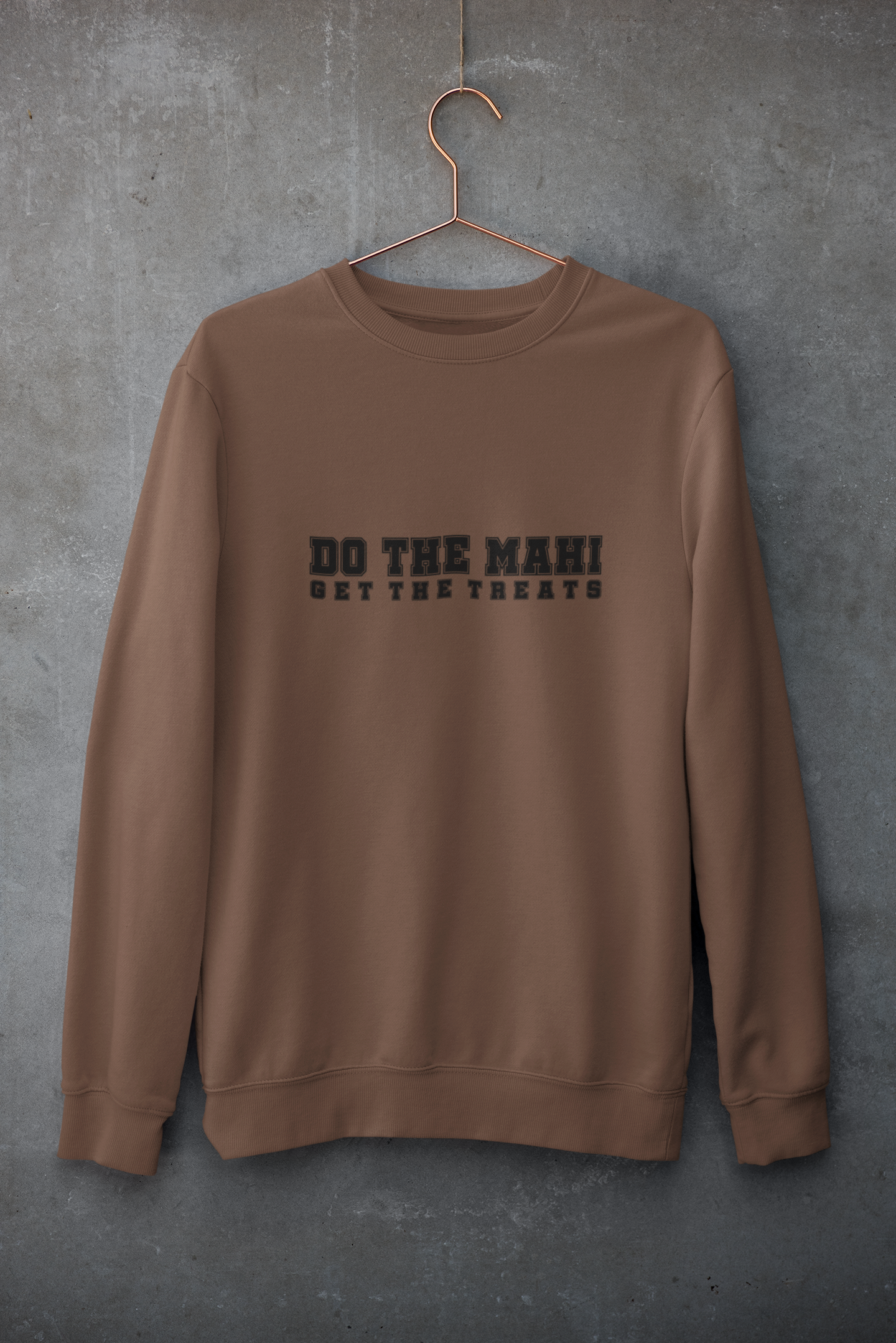 DTM, GET THE TREATS (Black Text) - Adult Crewneck