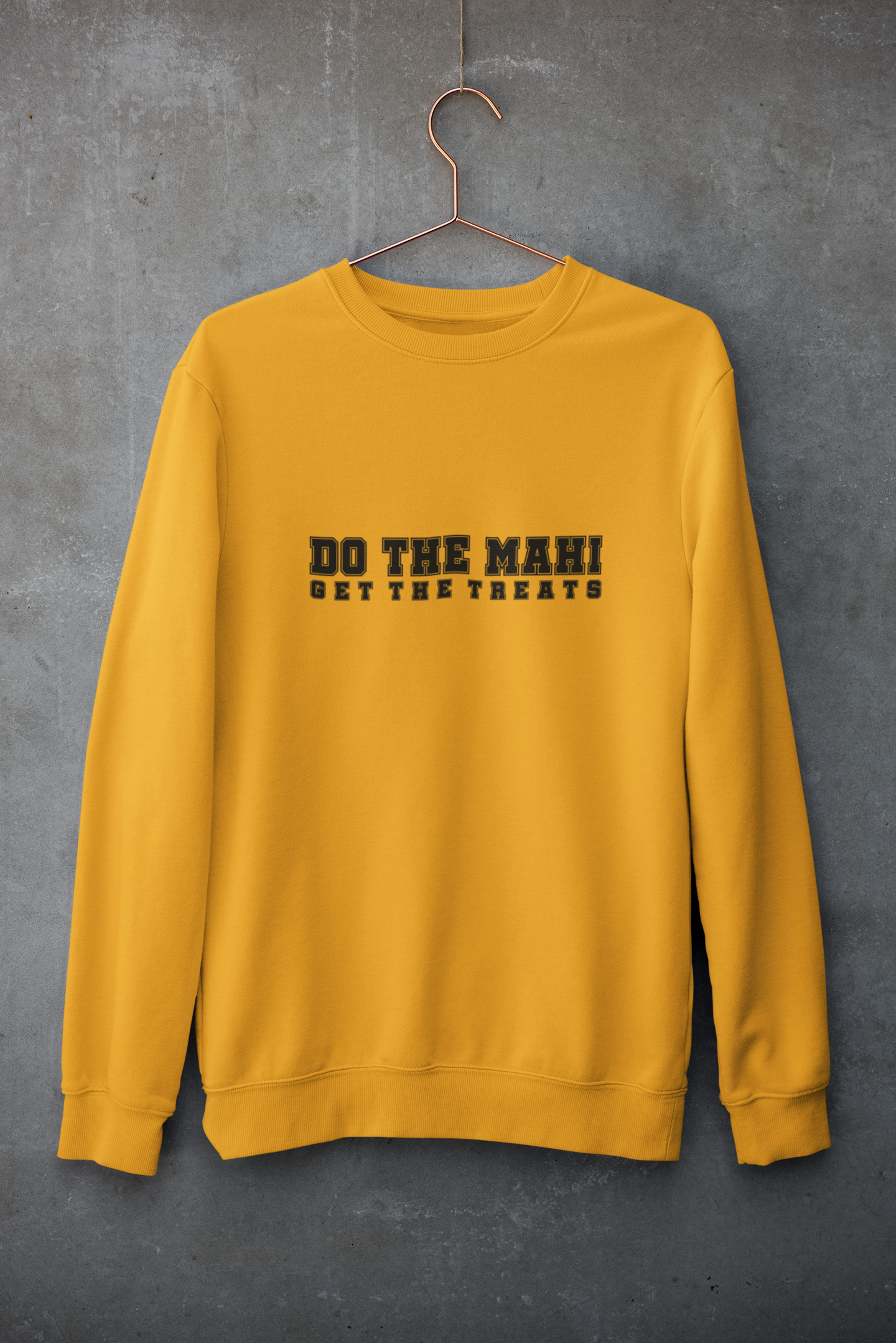 DTM, GET THE TREATS (Black Text) - Adult Crewneck