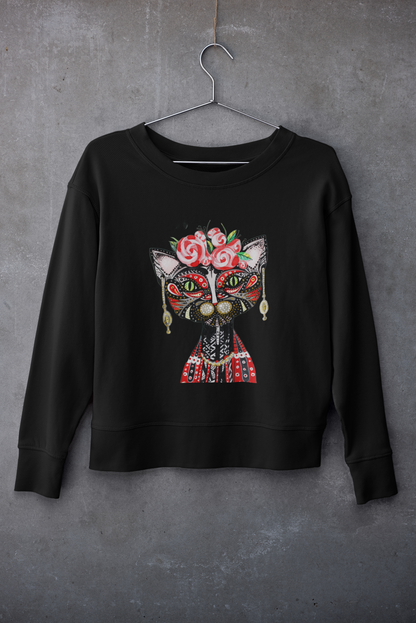 Frida K - Gato Estilo  - Adult Crewneck