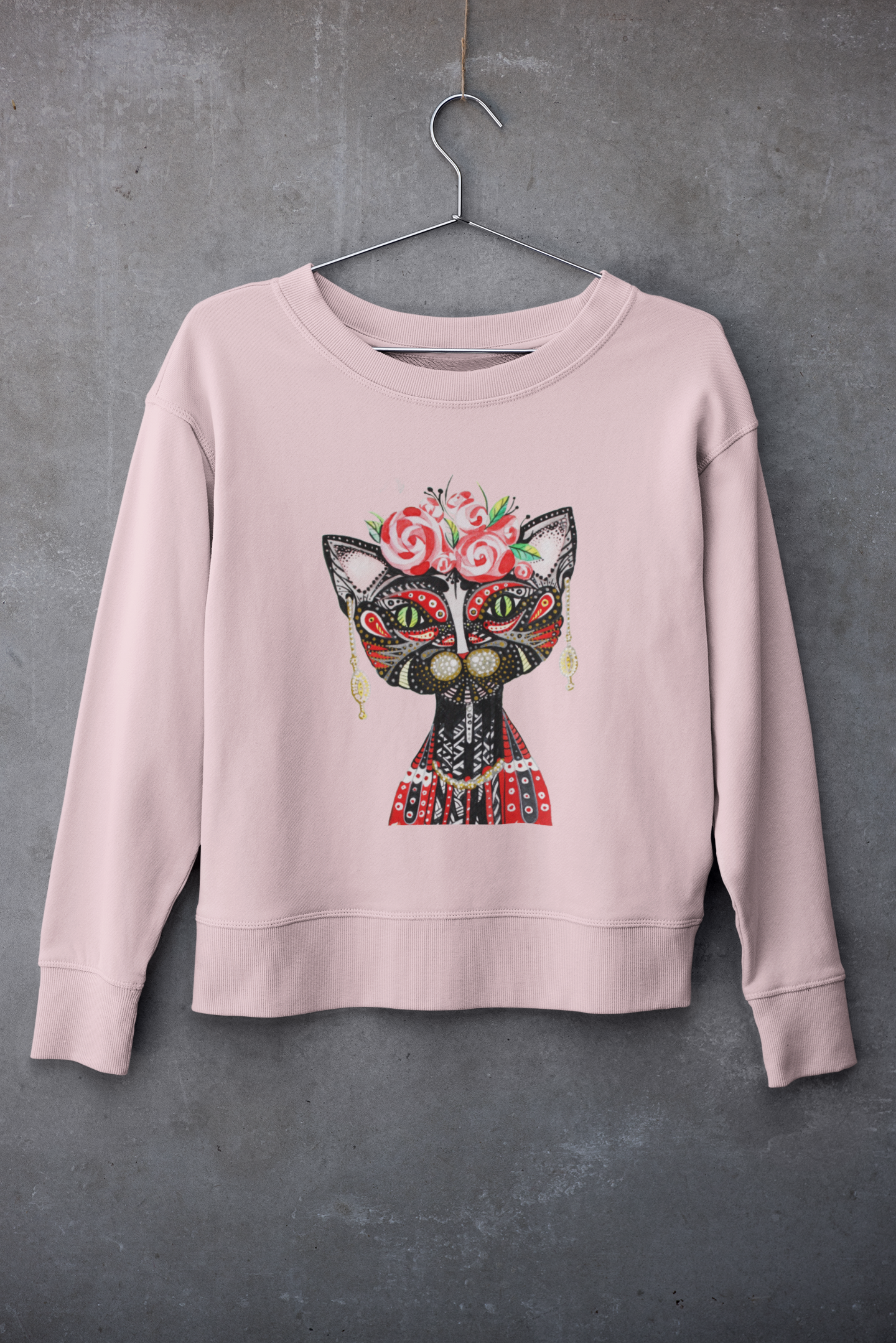 Frida K - Gato Estilo  - Adult Crewneck