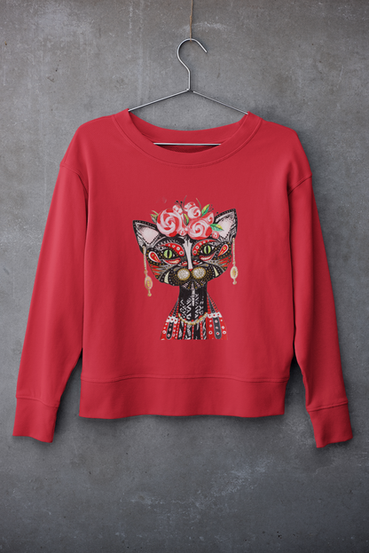 Frida K - Gato Estilo  - Adult Crewneck