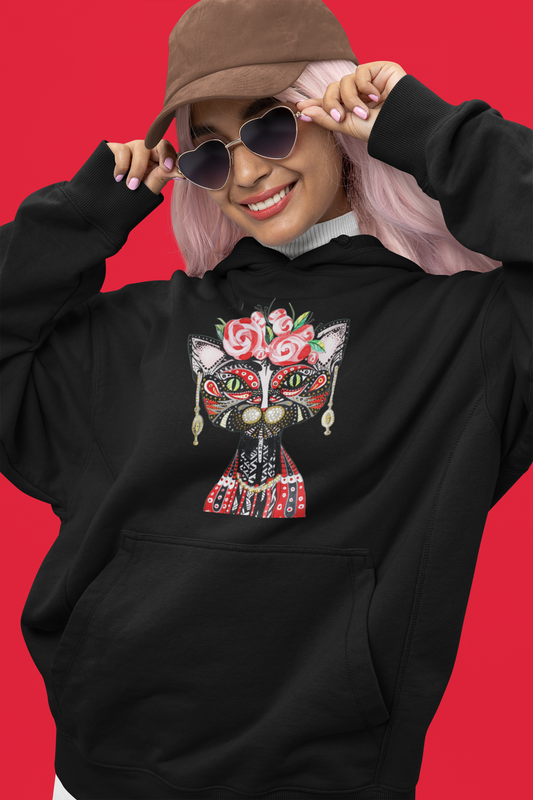 Frida K - Gato Estilo  - Hoodie