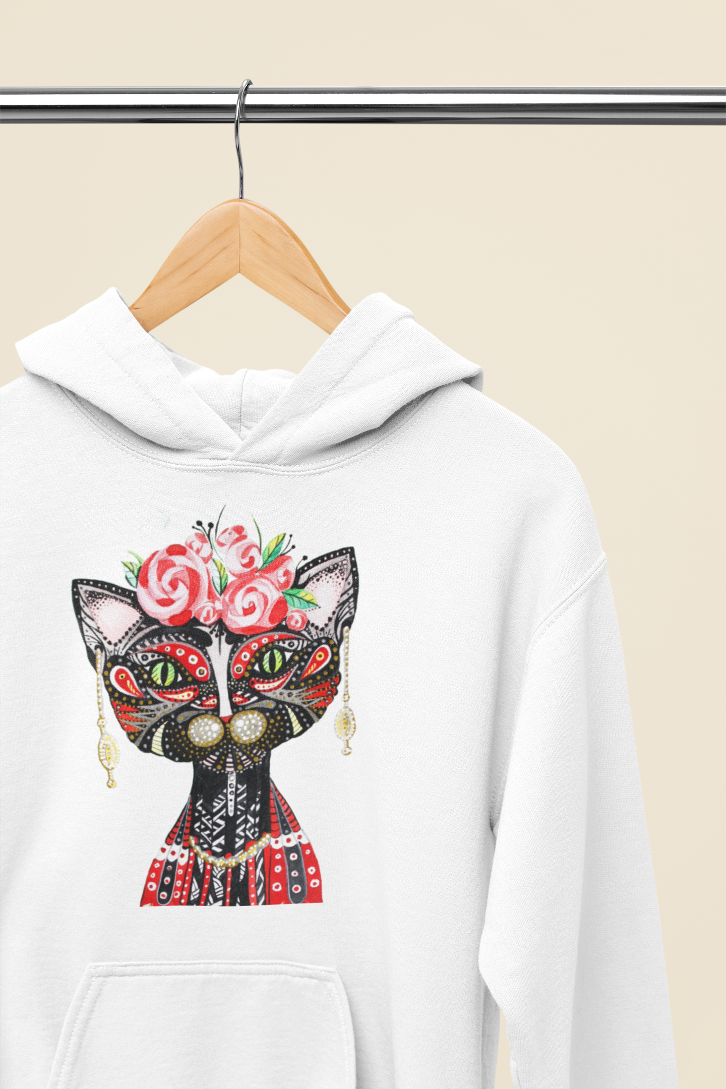 Frida K - Gato Estilo  - Hoodie