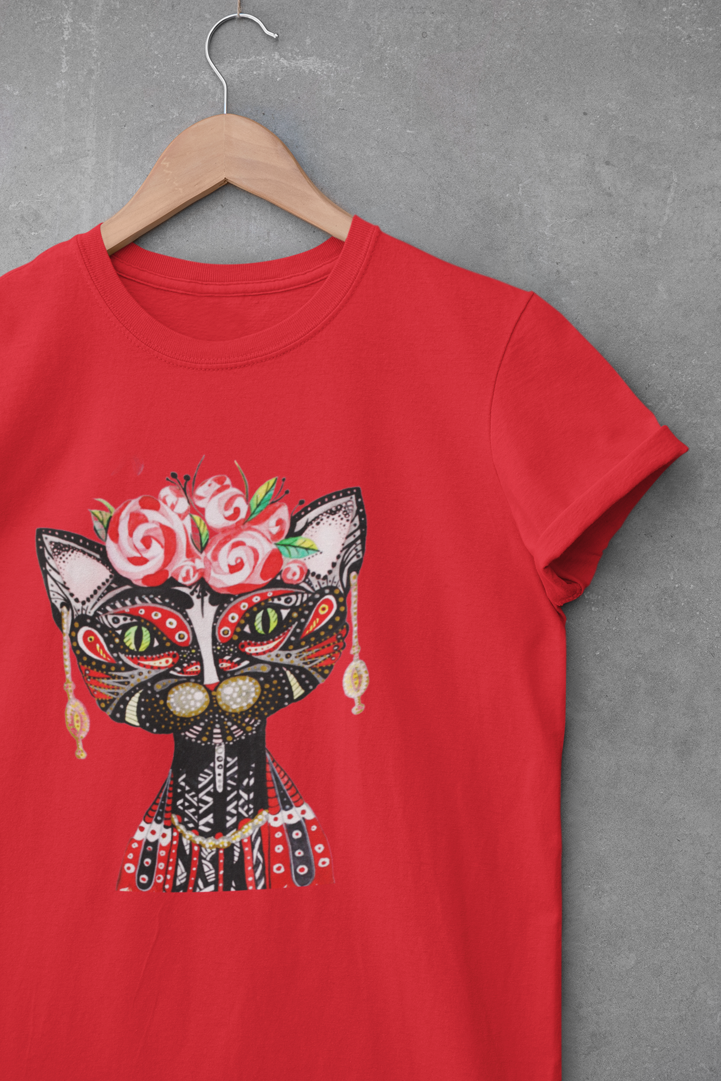 Frida K - Gato Estilo   - Adult Tee