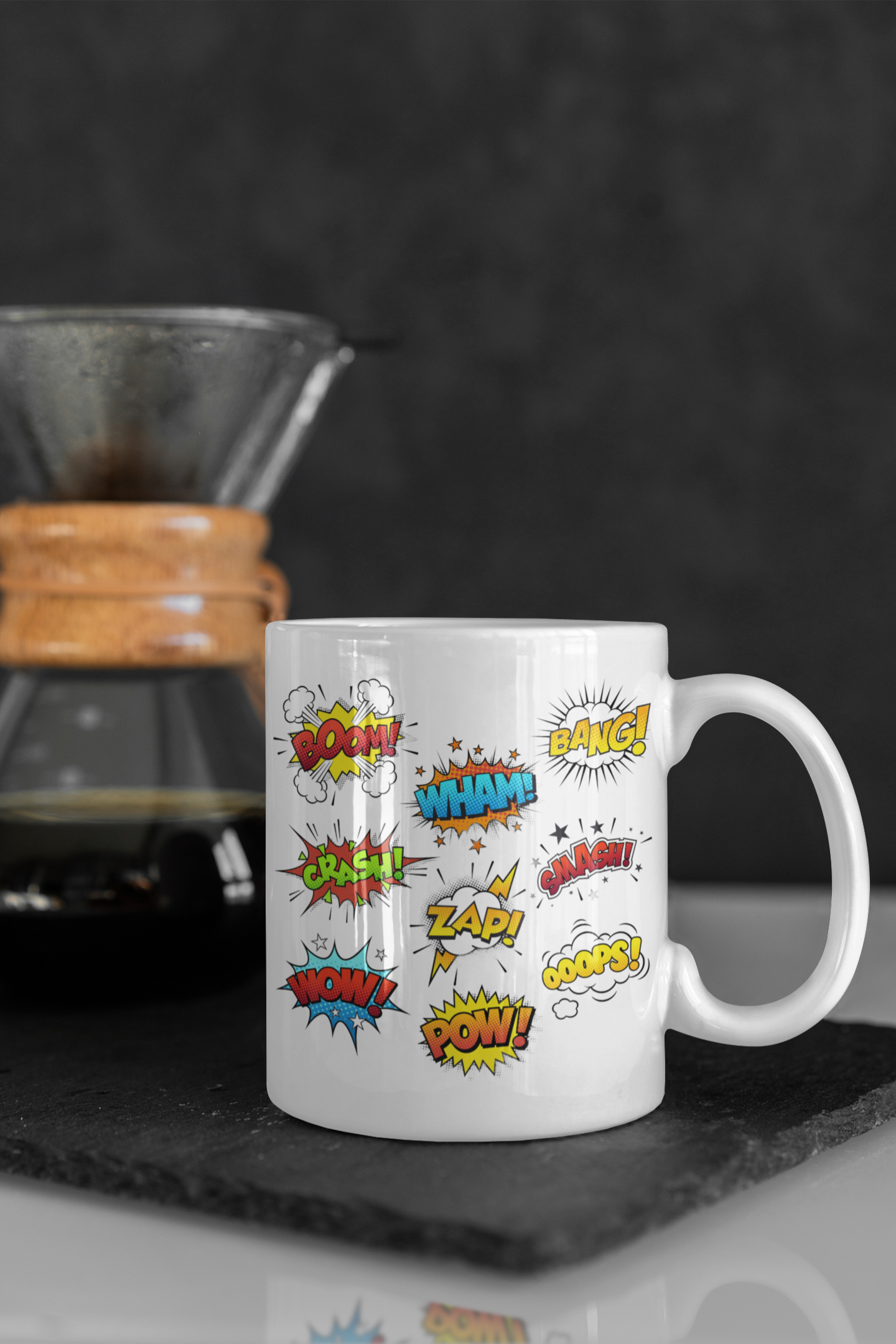 Collectors Mug - Be A Comic - Boom, Bang, Wham, Pow