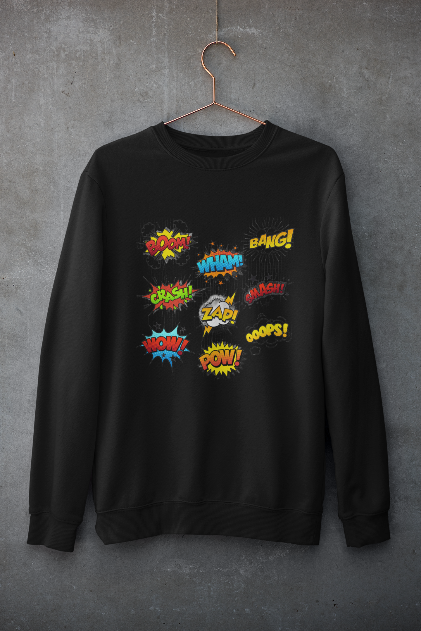 Be A Comic - Boom, Wham, Bang, Pow - Adult Sweatshirt