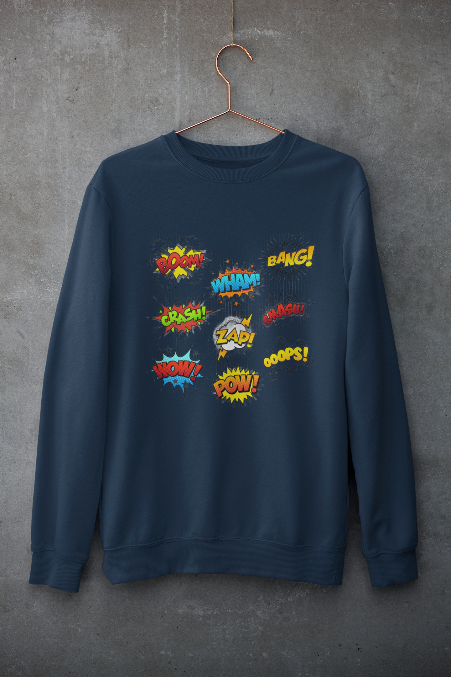 Be A Comic - Boom, Wham, Bang, Pow - Adult Sweatshirt