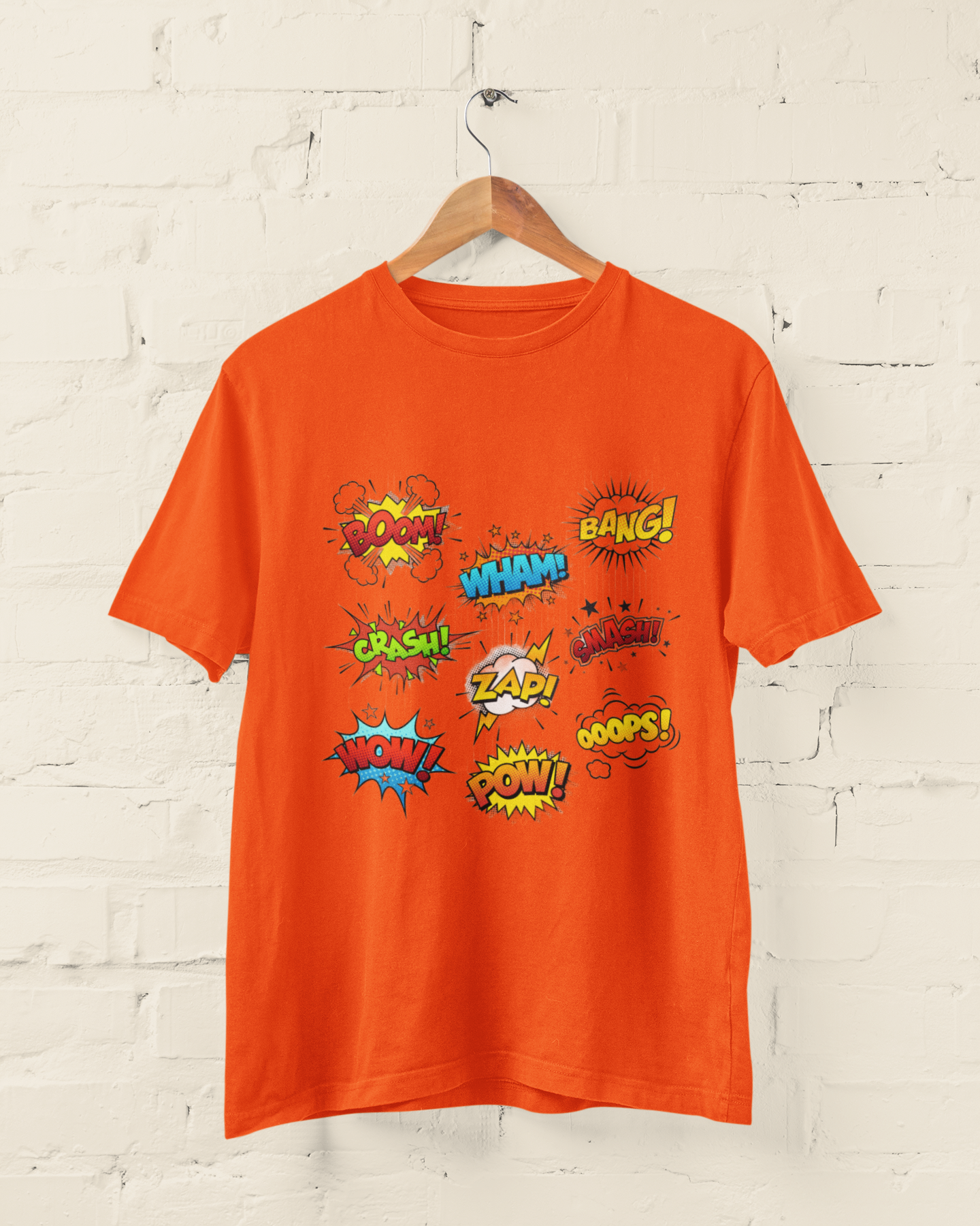 Be A Comic - Boom, Wham, Bang, Pow - Adults Tee  (Multiple Colors)