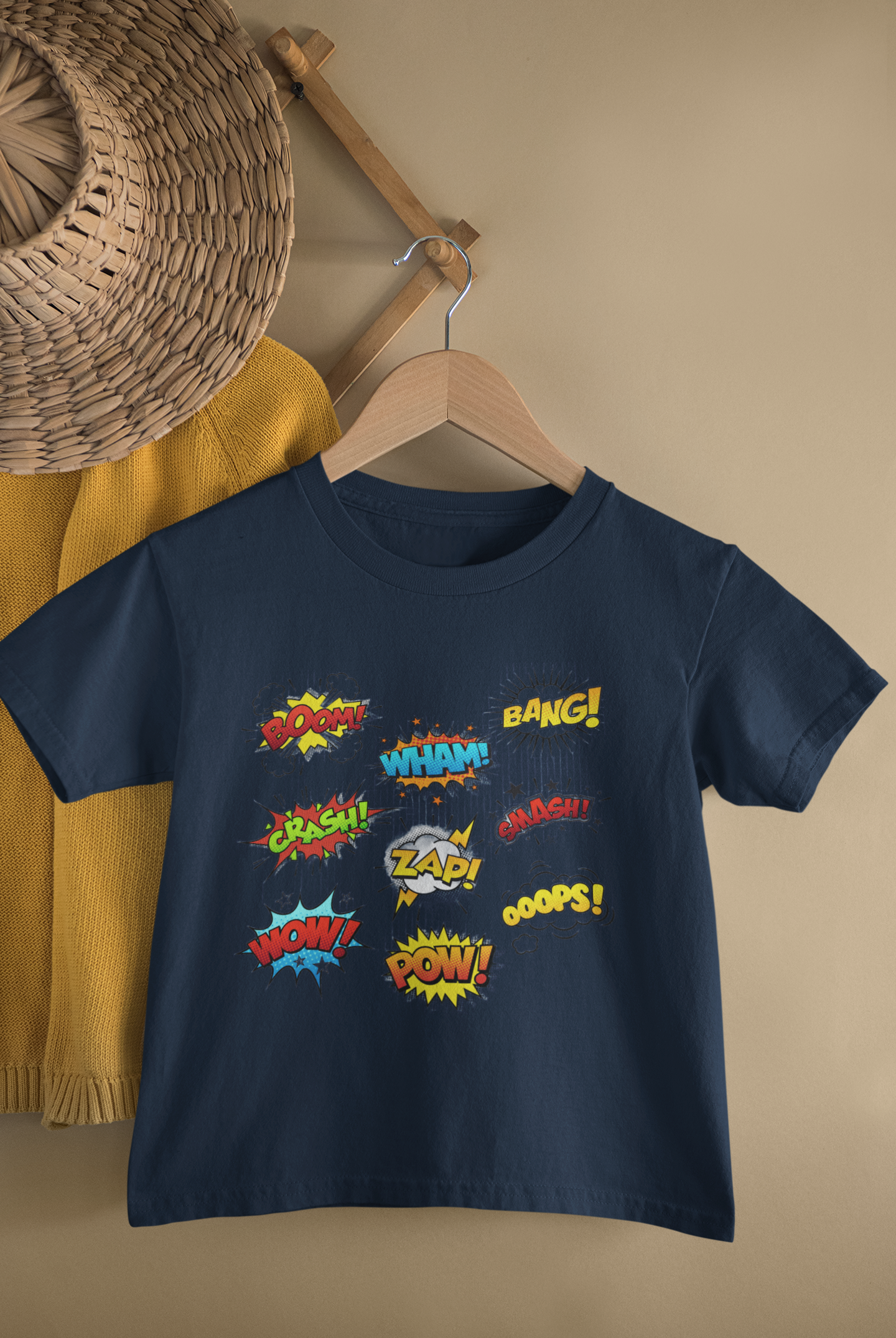 Be A Comic - Boom, Wham, Bang, Pow - Kids Tee