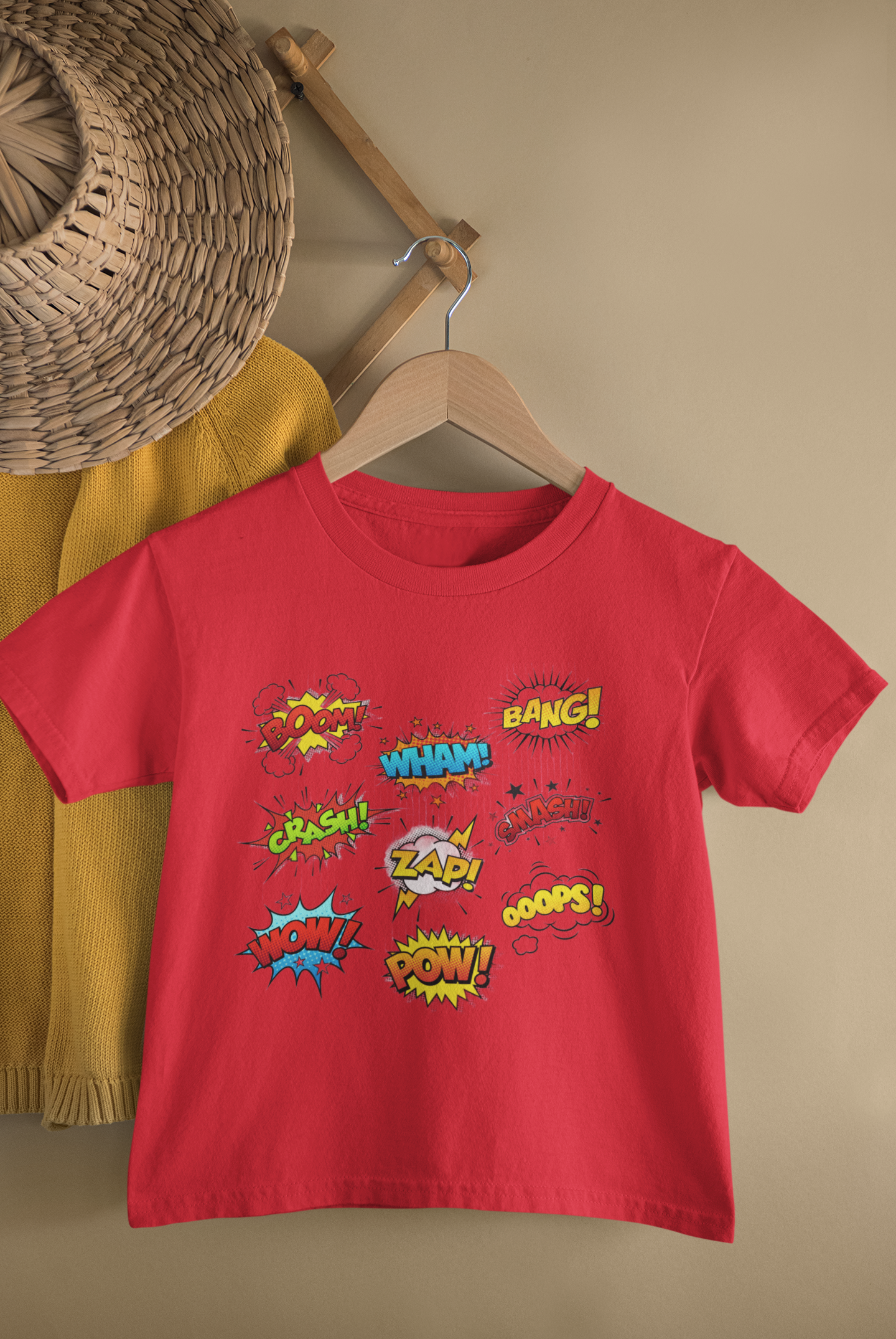 Be A Comic - Boom, Wham, Bang, Pow - Kids Tee