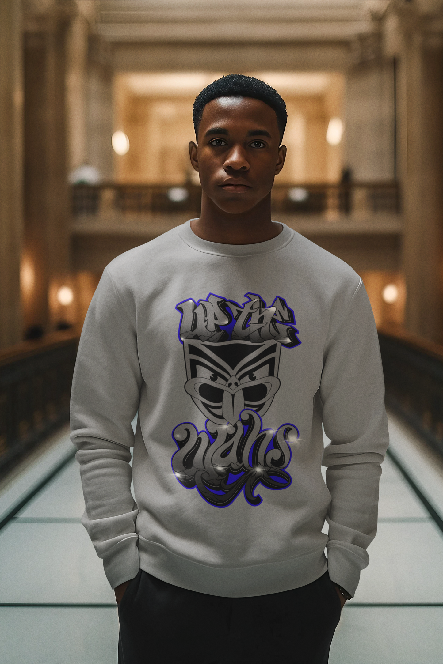 * LIMITED EDITION * Up The Wahs Graffiti - Crewneck