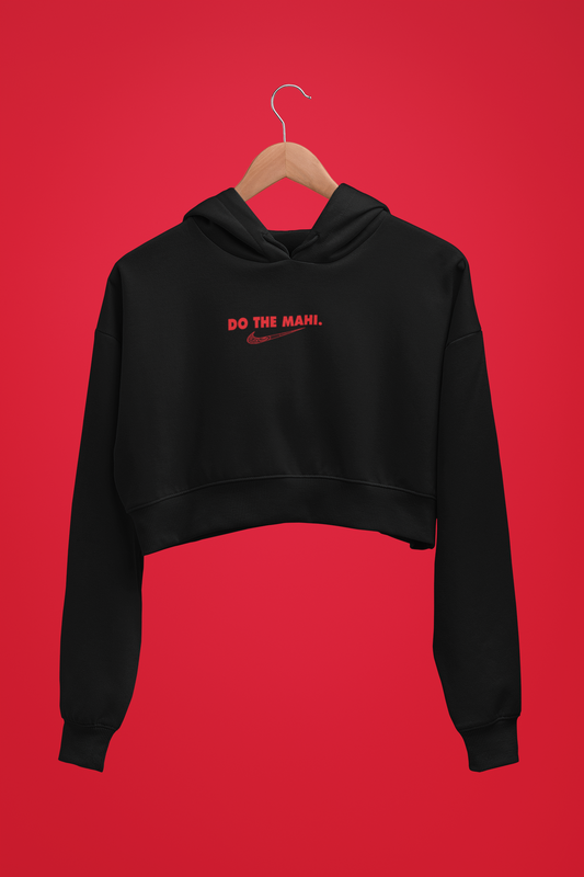 Do The Mahi ✔ Red (small text)  - Cropped Hoodie