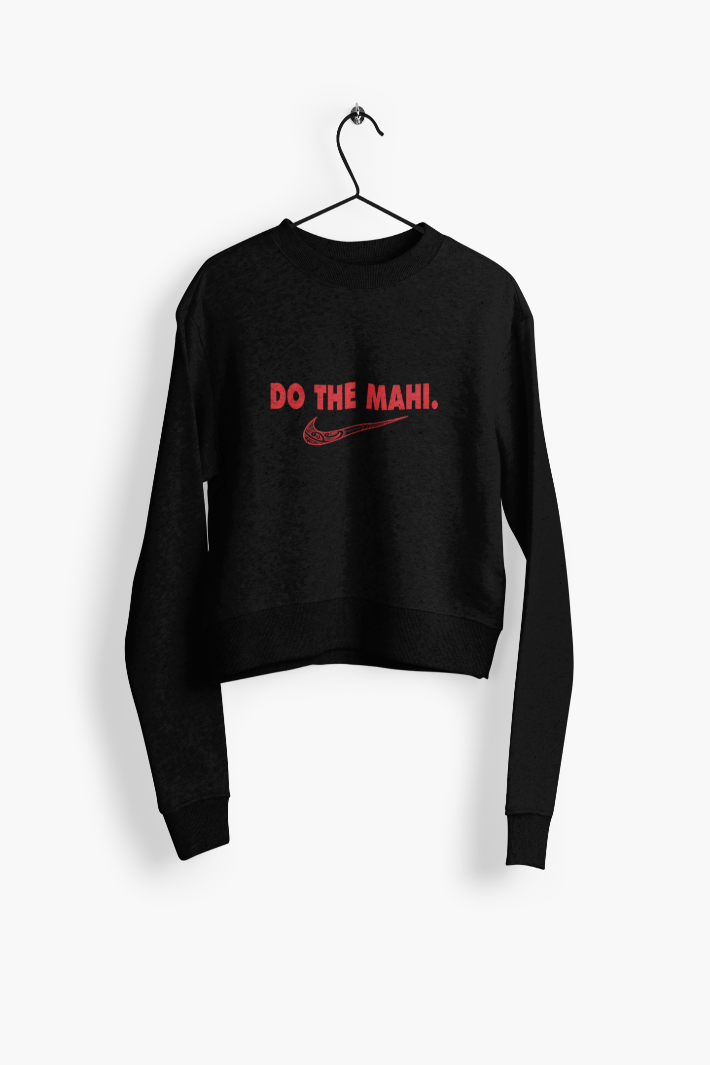 Do The Mahi ✓ (whero) - Cropped Hoodie/Sweat