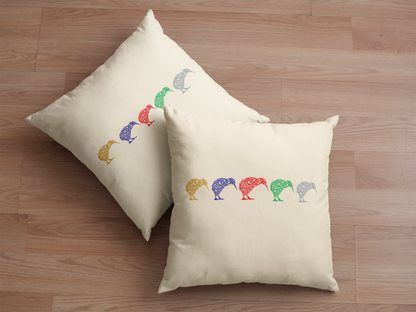 Cushion Cover - Unique Kiwi Collect - Kiwis