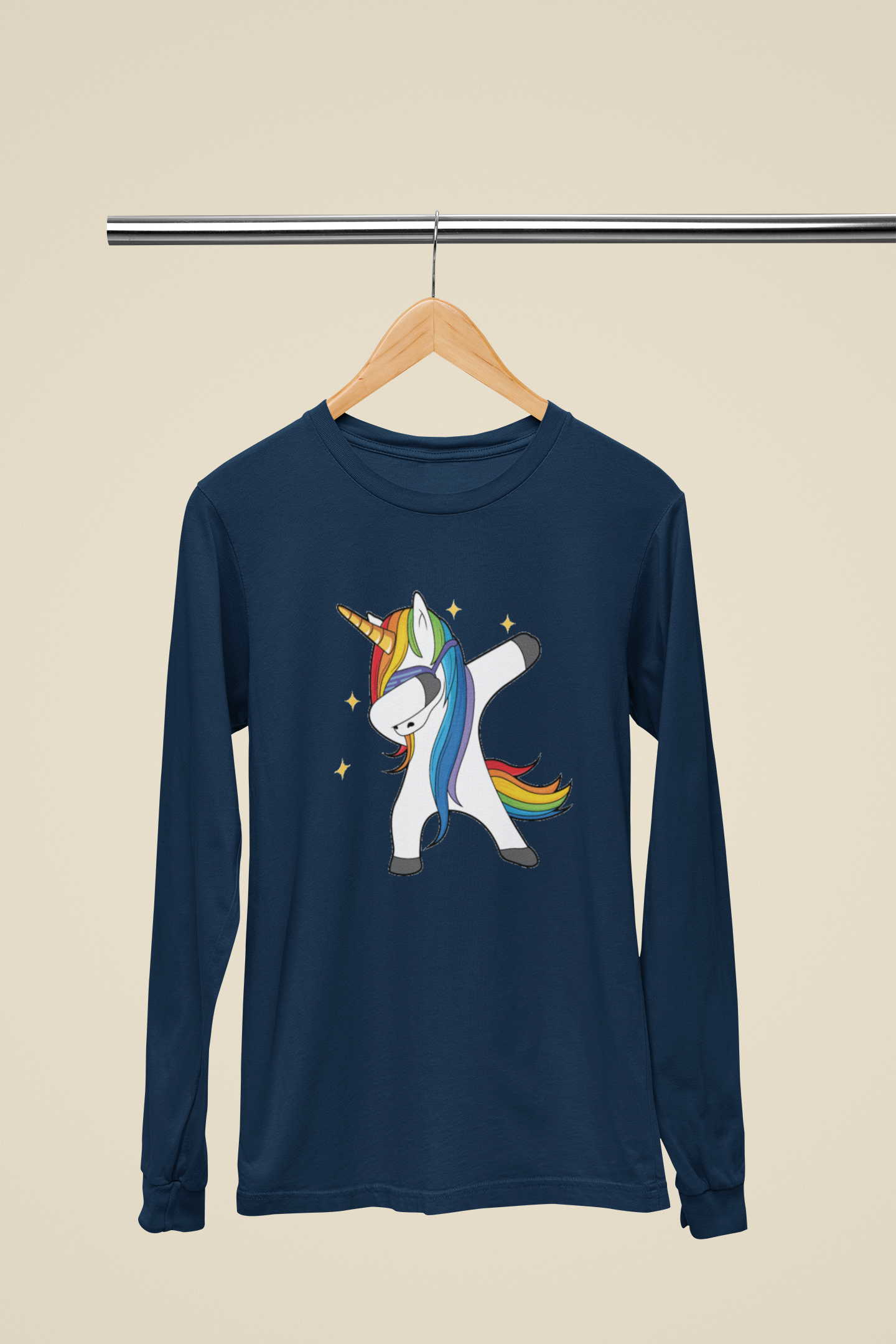 Dabbing Unicorn  - Long Sleeve Tee