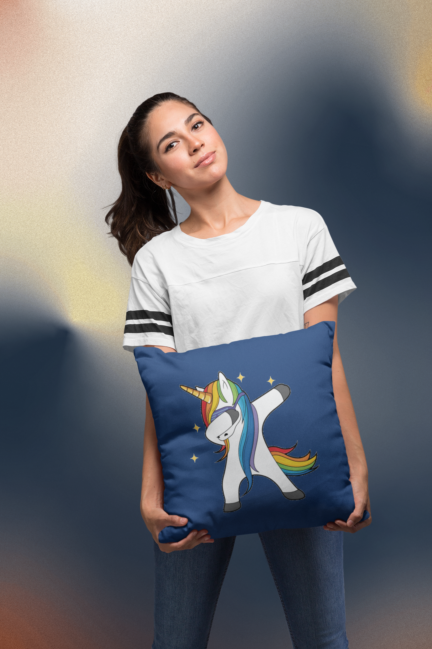 Cushion Cover - Dabbing Unicorn